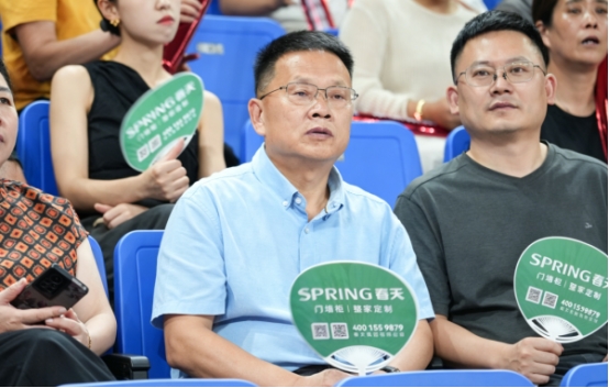 春天集团独家冠名，董事长现场助阵浙BA庆元队