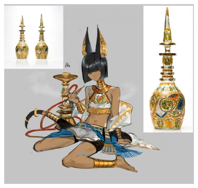 万物皆可拟人!这位韩国画师把珠宝刀具画成人设