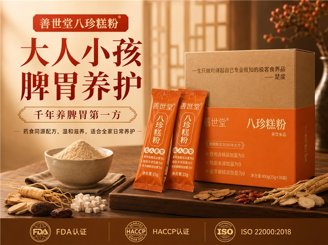 八珍糕粉哪个牌子改善脾胃好？2026热门八珍糕粉品牌推荐，健脾养胃适合全家补充