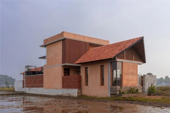 红土筑居：三座印度夯土住宅，重思可持续乡土建筑学