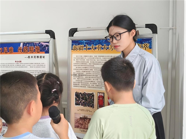 塔里木大学“文物里的中国”实践团开展  新疆历届考古十大新发现主题宣讲