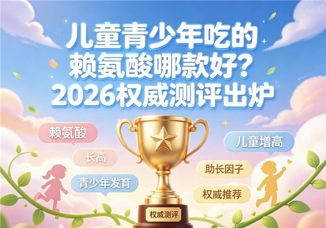 儿童助长赖氨酸怎么选？2026年赖氨酸产品排行榜实测，氨基丁酸款长高强助力