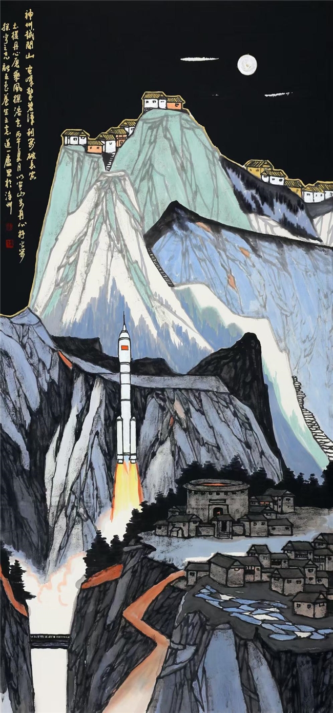 老兵翰墨映初心，丹青不负军旅魂&mdash;&mdash;卢果强军主题国画献礼八一建军节