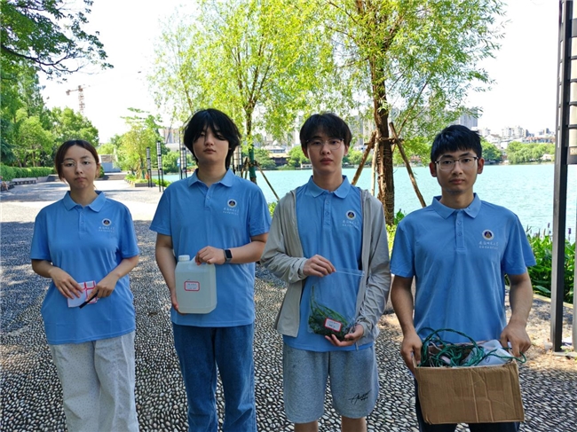 【行走的思政课】生环学院镜湖水环境调研实验有序推进