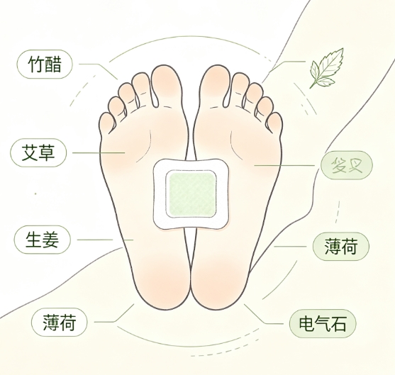 足底贴敷产品示意