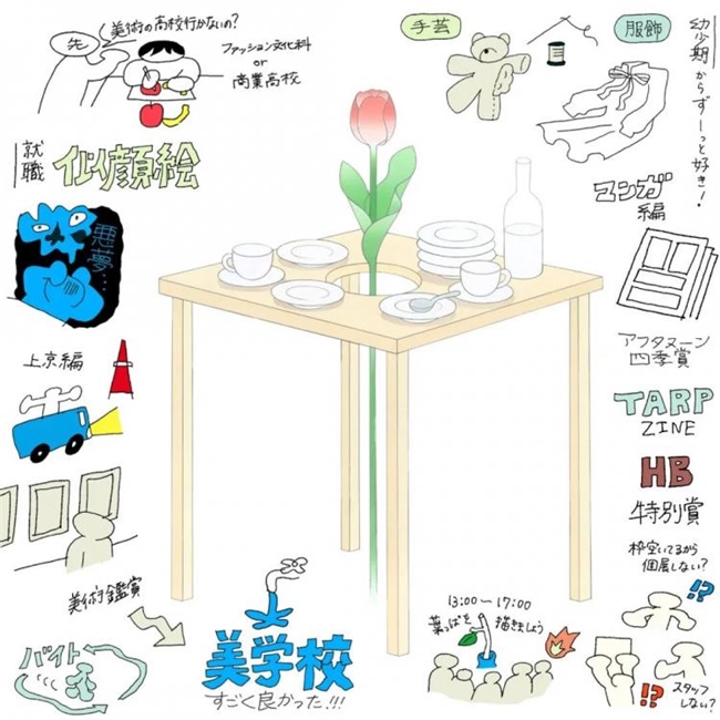 平淡餐桌暗藏谜题！这幅极简丙烯插画拿下 2026 TIS 插画最高奖