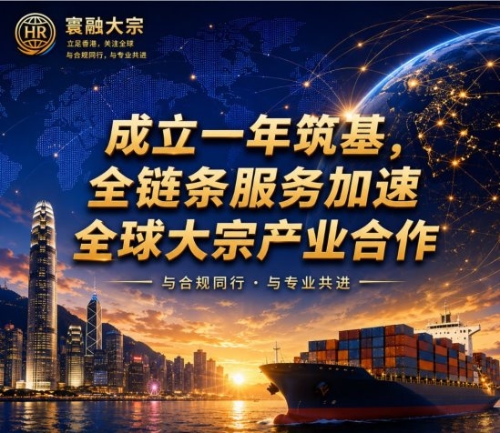 寰融大宗：成立一年筑基，全链条服务加速全球大宗产业合作