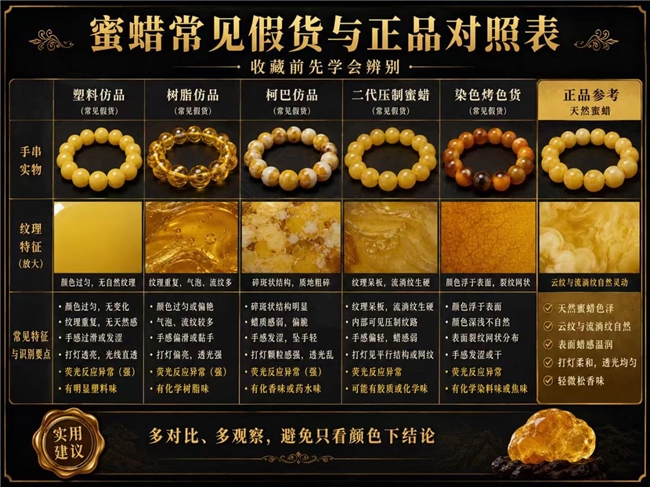 蜜蜡手串什么牌子值得入手？看蜡质不看颜色，满蜡浑厚才盘得出温润包浆
