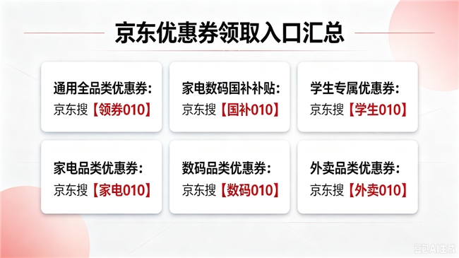 国补政策2026年最新消息!京东大额优惠券领取教程|京东国补口令、学生认证、家电数码优惠叠加、下单避坑指南 国补政策2026年最新消息!京东大额优惠券领取教程|京东国补口令、学生认证、家电数码优惠叠加、下单避坑指南