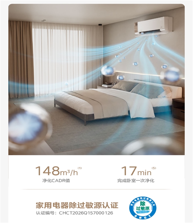 夏季居家换新｜以旧换新选美的鲜净感空气机