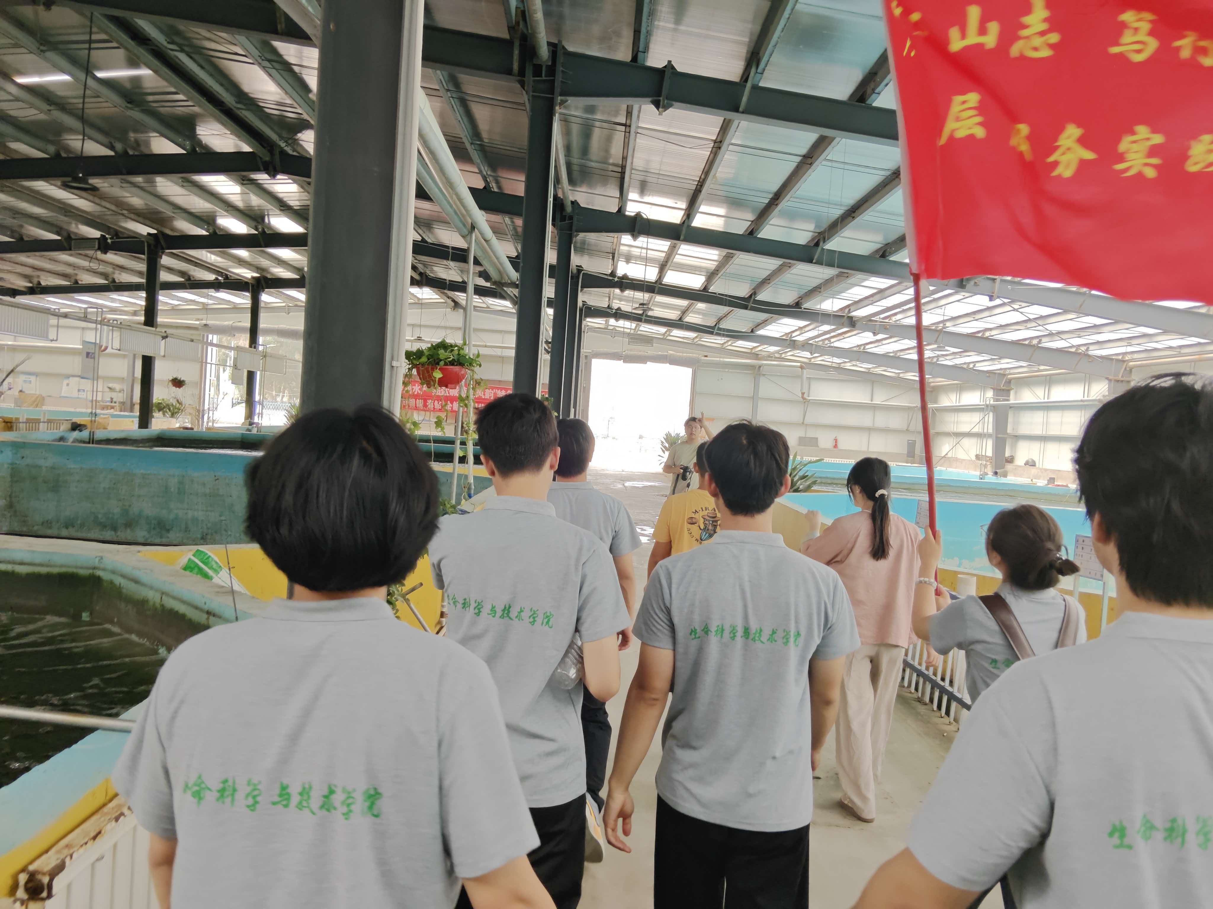 长鑫渔业负责人带领实践团参观养殖场.jpg