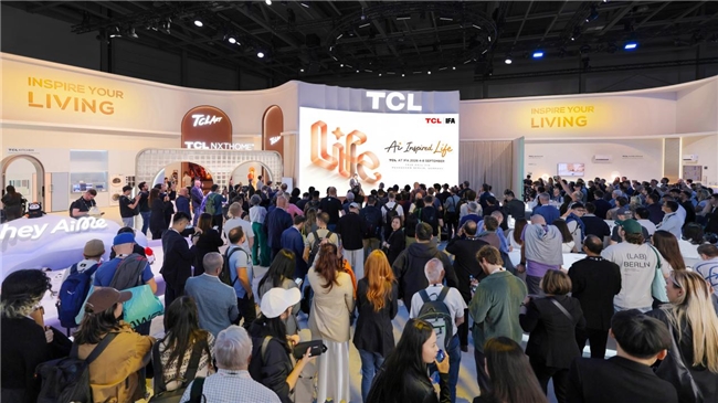 TCL实业IFA 2026“灵感栖居”展区亮相：屏显到家庭全场景，“AI Inspired Life”启迪未来生活灵感