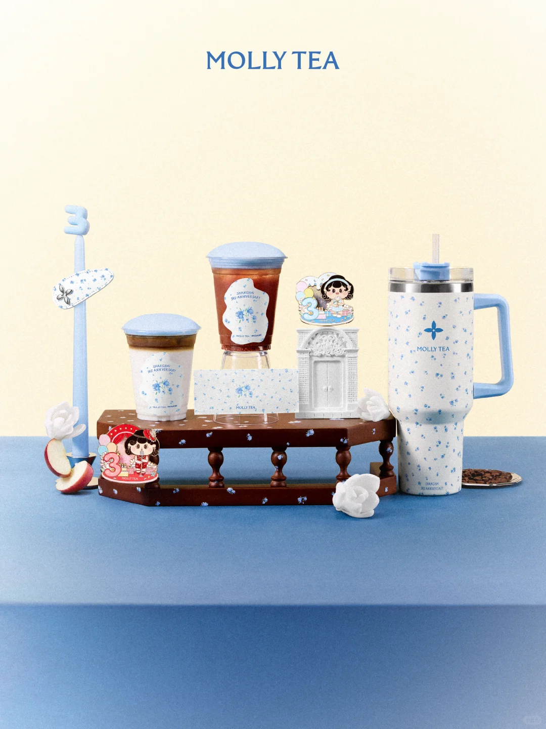 东方摩登碰撞海派风情！茉莉奶白上海三周年打造白玉兰城市茶饮新篇章