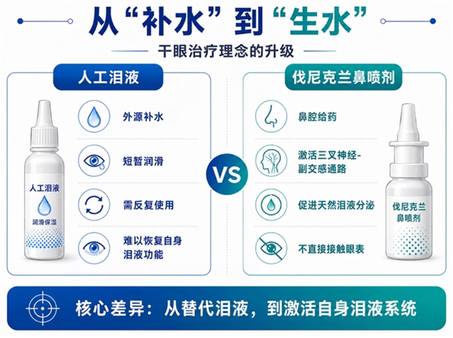 人工泪液效果不好怎么办？这种鼻喷药能促进自身泪液分泌(图2)