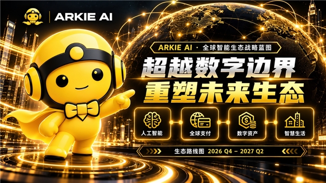 超越数字边界，重塑未来生态！ARKIE AI 发布全球智能生态战略蓝图