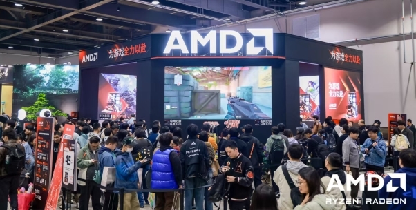为游戏全力以赴！AMD核聚变2026展台全场爆燃